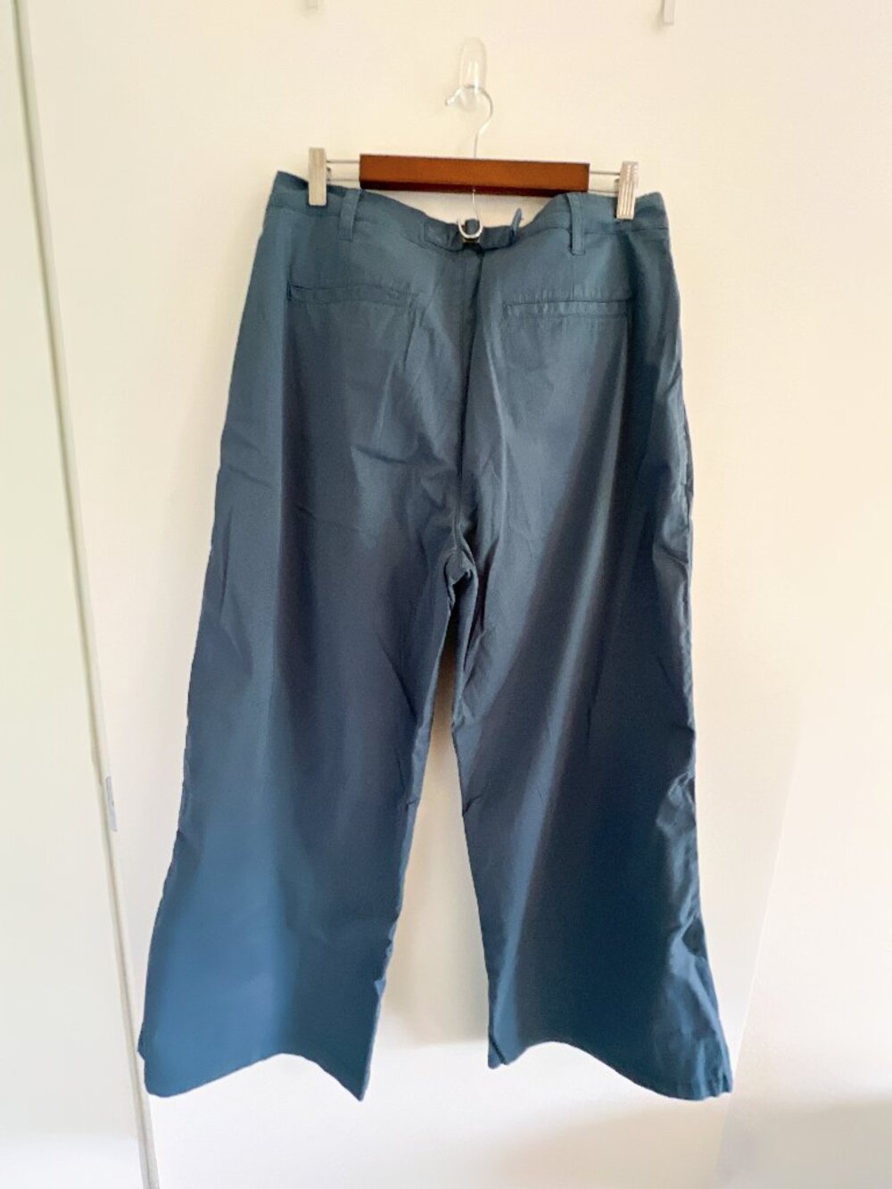 Pact Boulevard Twill Wide Leg Trouser Size L NWT Organic Cotton - Picture 3 of 11